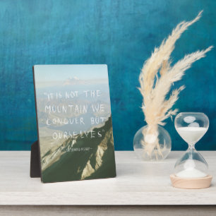 Motivational Words - Conquer Yourself Plaque