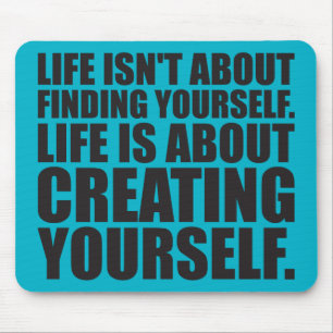 Motivational Words - Create Yourself Mouse Pad