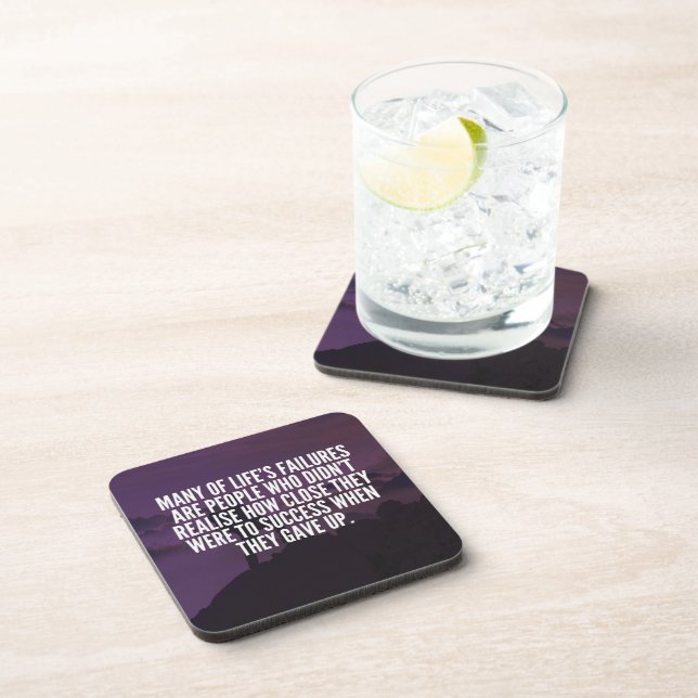 Motivational Words - Failure and Success Coaster (Right Side)