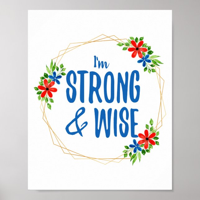 motivational words for success and life struggle poster (Front)