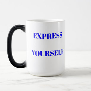 Motivational words ideal inspirational cute design magic mug