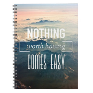 Motivational Words Notebook