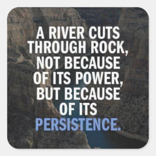 Motivational Words Square Sticker