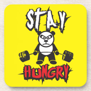 Motivational Words - Stay Hungry Coaster