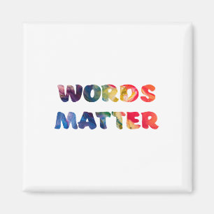 Motivational Words Sticker Magnet