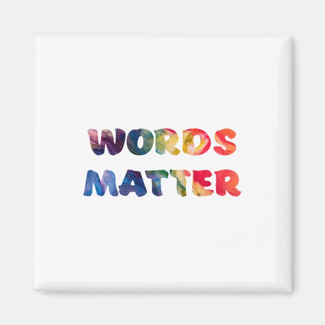 Motivational Words Sticker  Magnet (Front)