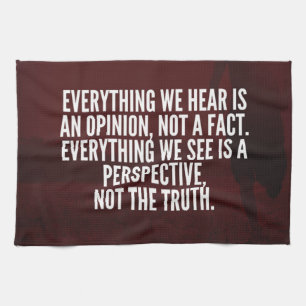 Motivational Words Tea Towel