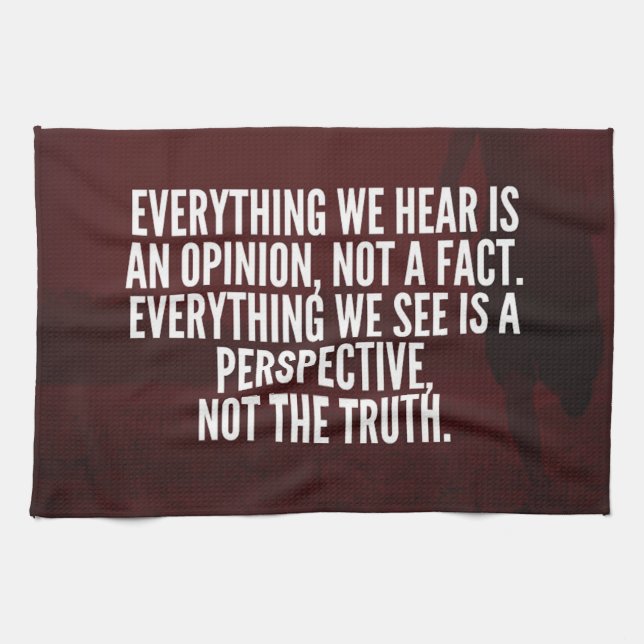 Motivational Words Tea Towel (Horizontal)