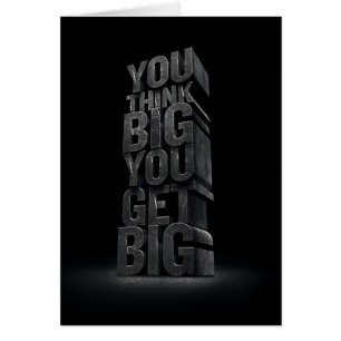 Motivational Words - Think Big, Get Big
