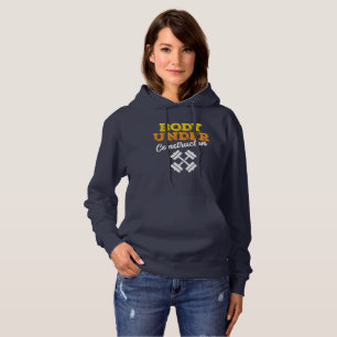 Motivational Workout Body Under Construction Hoodie