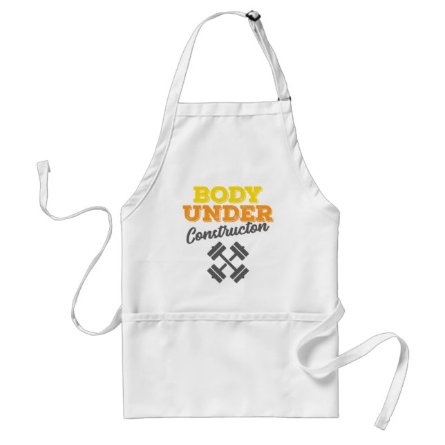 Motivational Workout Body Under Construction Standard Apron (Front)