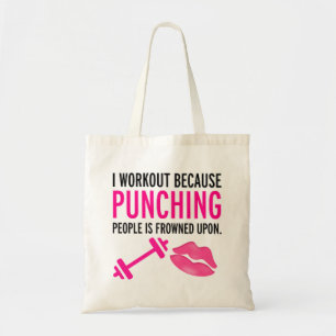 "Motivational Workout" Budget TOTE Bag