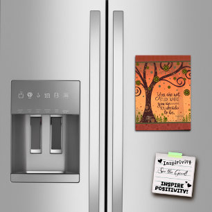 Motivational You Are Not Stuck Magnetic Card