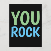 MOTIVATIONAL YOU ROCK POSTCARDS