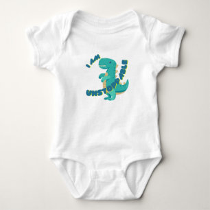 MOTIVATIVED CUTE DINO - T-REX BABY BODYSUIT