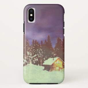 Motive for Christmas winters wonderland iPhone X Case