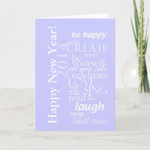 motivtional inspirational happy new year 2014 holiday card