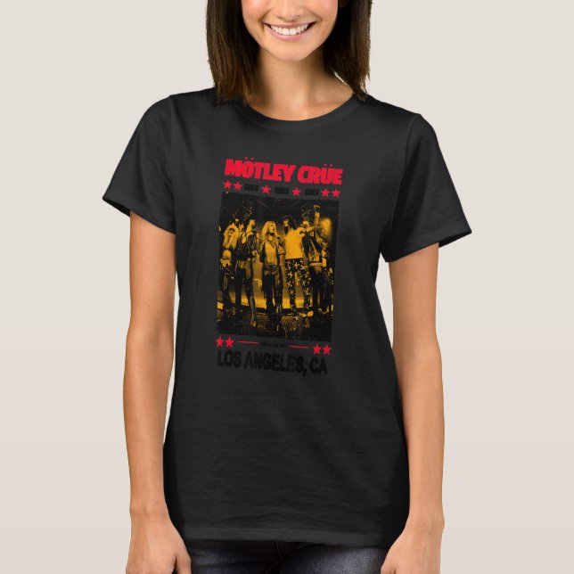 Mötley Crüe  Live In La Girls Girls Girls T-Shirt (Front)