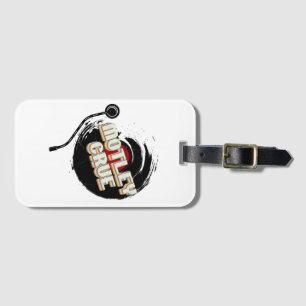 Mötley Crüe Vinyl Vintage Aesthetic Luggage Tag