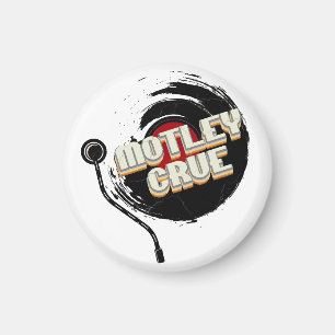 Mötley Crüe Vinyl Vintage Aesthetic Magnet