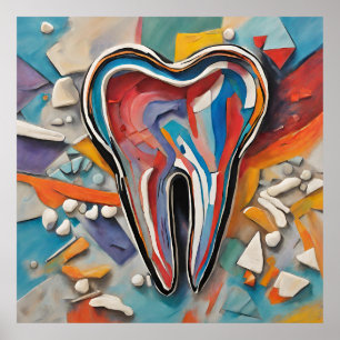 Motley Dental Art Poster