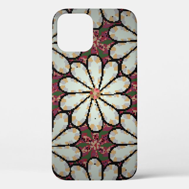 Motley illustration. Small colourful flowers. Spri Case-Mate iPhone Case (Back)