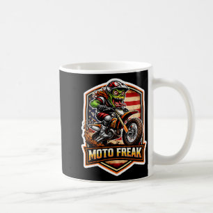 Moto funny motorbike lover dirt bike rider america coffee mug