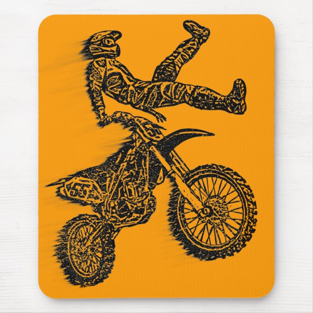 Moto Kamikaze Mouse Pad (Front)