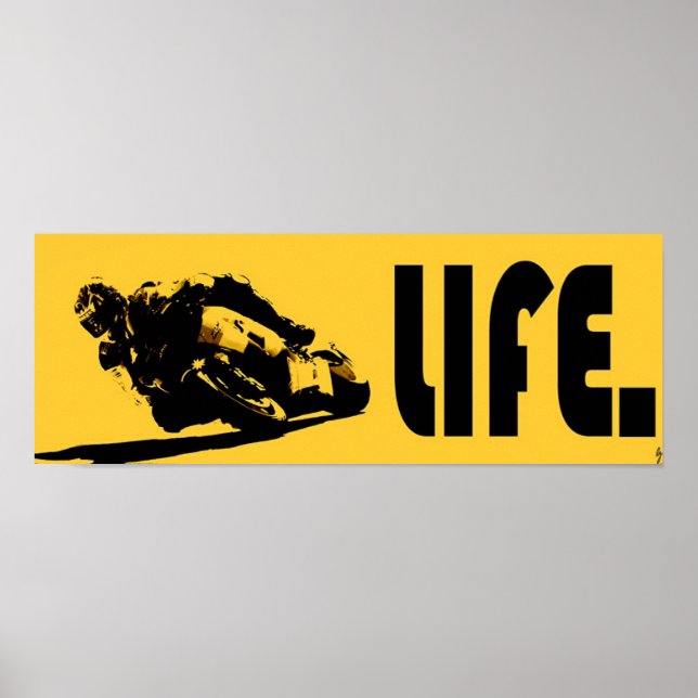 Moto Life Yellow Poster (Front)