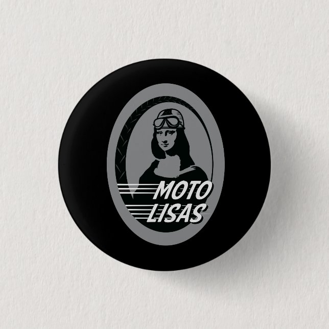 Moto Lisas Button Pin (Front)