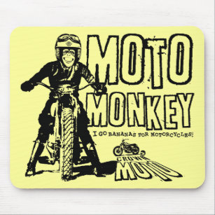 Moto Monkey Mousepad