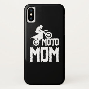 Moto Mum Motorcross iPhone X Case