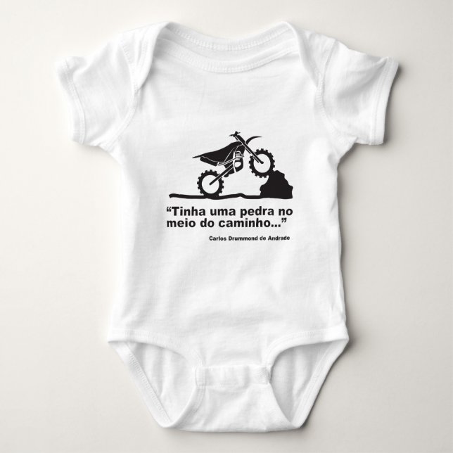 Moto Pedra Baby Bodysuit (Front)