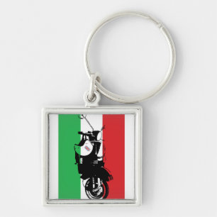 Moto   Scooter Vespa Key Ring