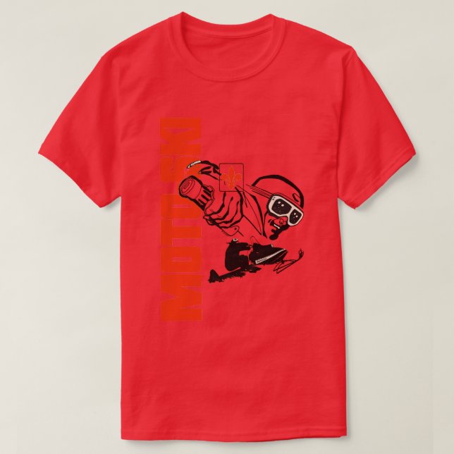 Moto Ski 2 T-Shirt (Design Front)