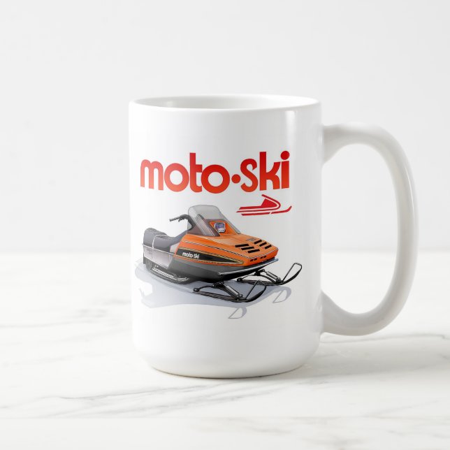 moto ski snowmobile coffee mug (Right)