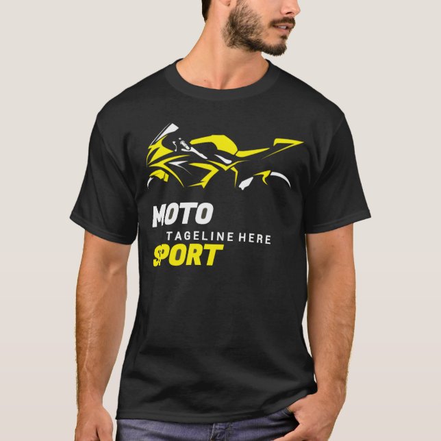 moto sport girl T-Shirt (Front)