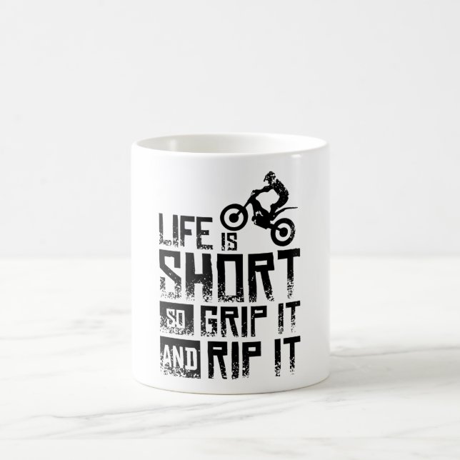 Moto Trial Bike Coffee Mug (Center)
