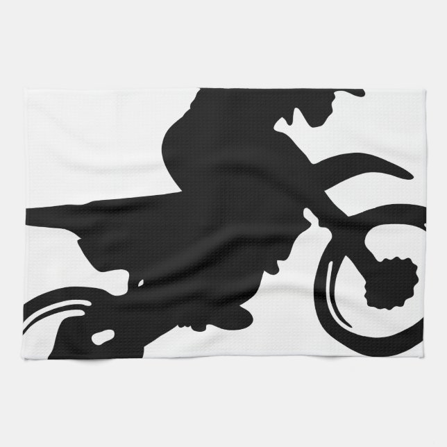 moto trial.png tea towel (Horizontal)