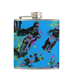 Moto-xing - Motocross Racers   Hip Flask