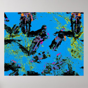 Moto-xing - Motocross Racers Poster