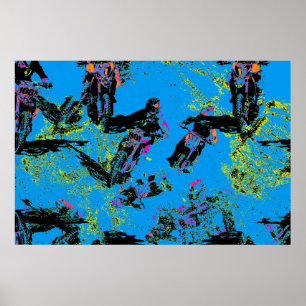 Moto-xing - Motocross Racers Poster