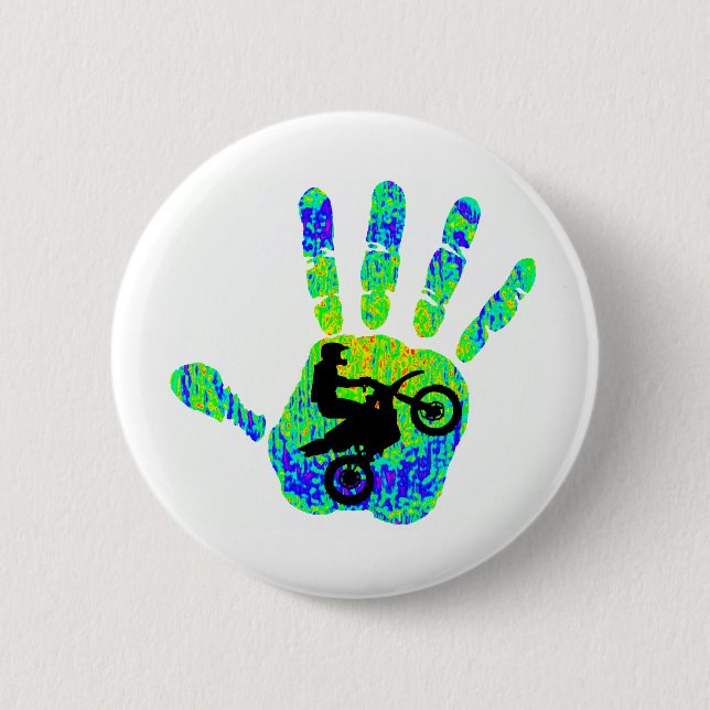 Moto Yup Ready 6 Cm Round Badge (Front)