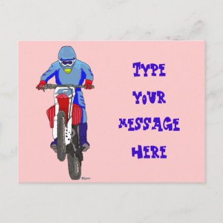 Motocross 100 postcard