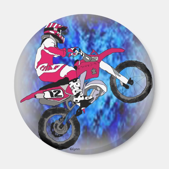 Motocross 306 magnet (Front)