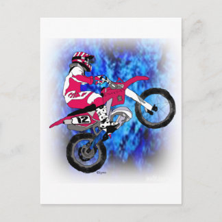 Motocross 306 postcard