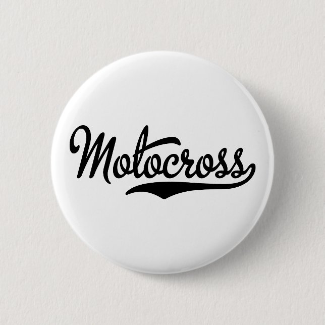 motocross 6 cm round badge (Front)