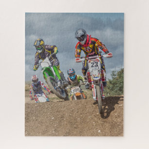 Motocross action bike jigsaw puzzle