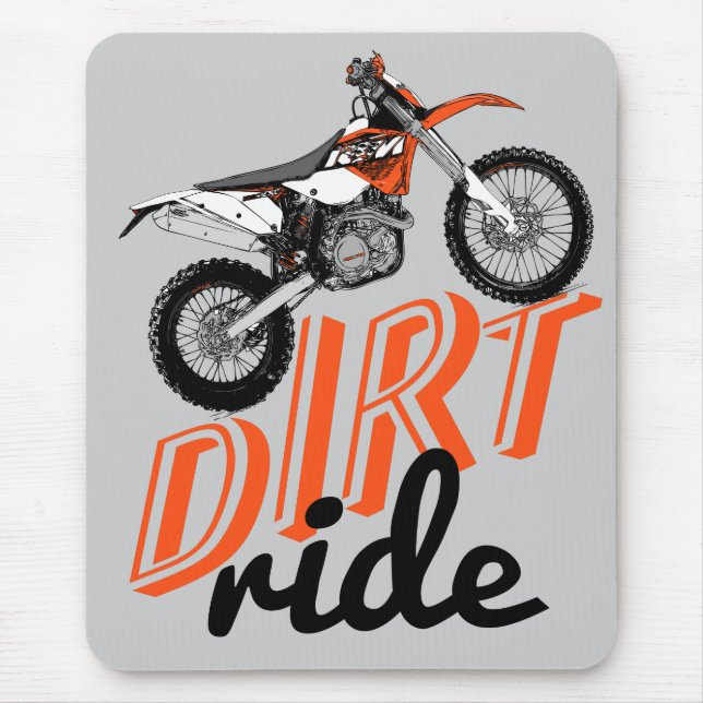 Motocross addict mouse pad (Front)