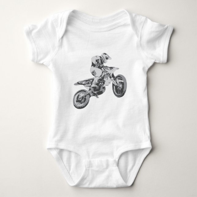 Motocross Baby Bodysuit (Front)